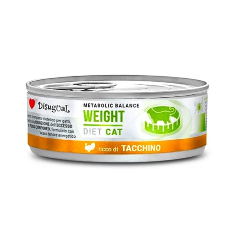 Lata Weight de Pavo para Gatos 85Gr Disugual Diet