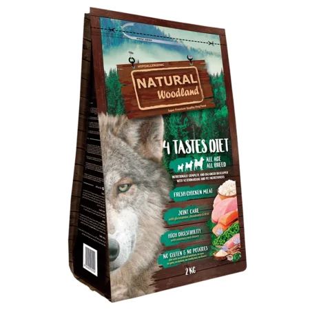 Natural Woodland 4 Tastes Diet 2Kg