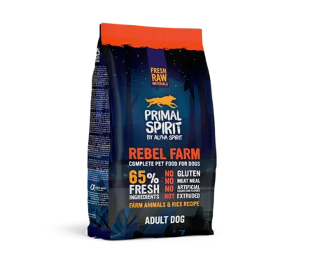 Primal Spirit 65% Rebel Farm 1Kg Dog