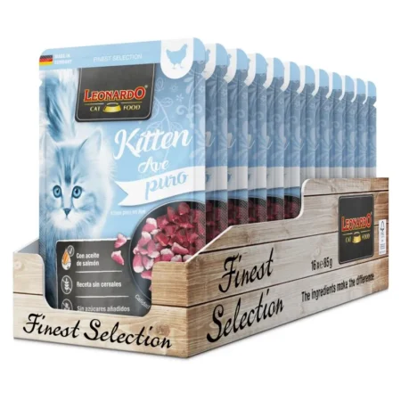 Kitten Finest Puro en Ave 85gr Leonardo