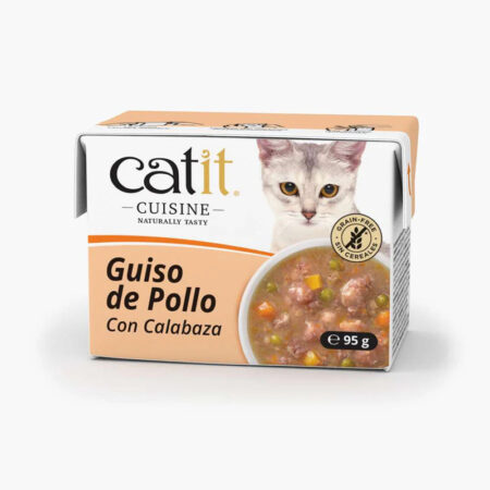 guiso de pollo con calabaza gato