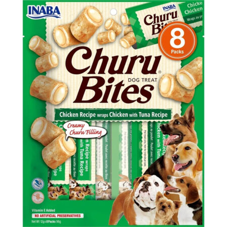 snacks semihumedo de pollo con atun perro